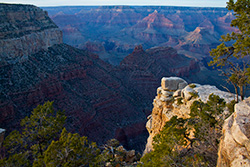 Grand Canyon in Colorado plateau in Arizona